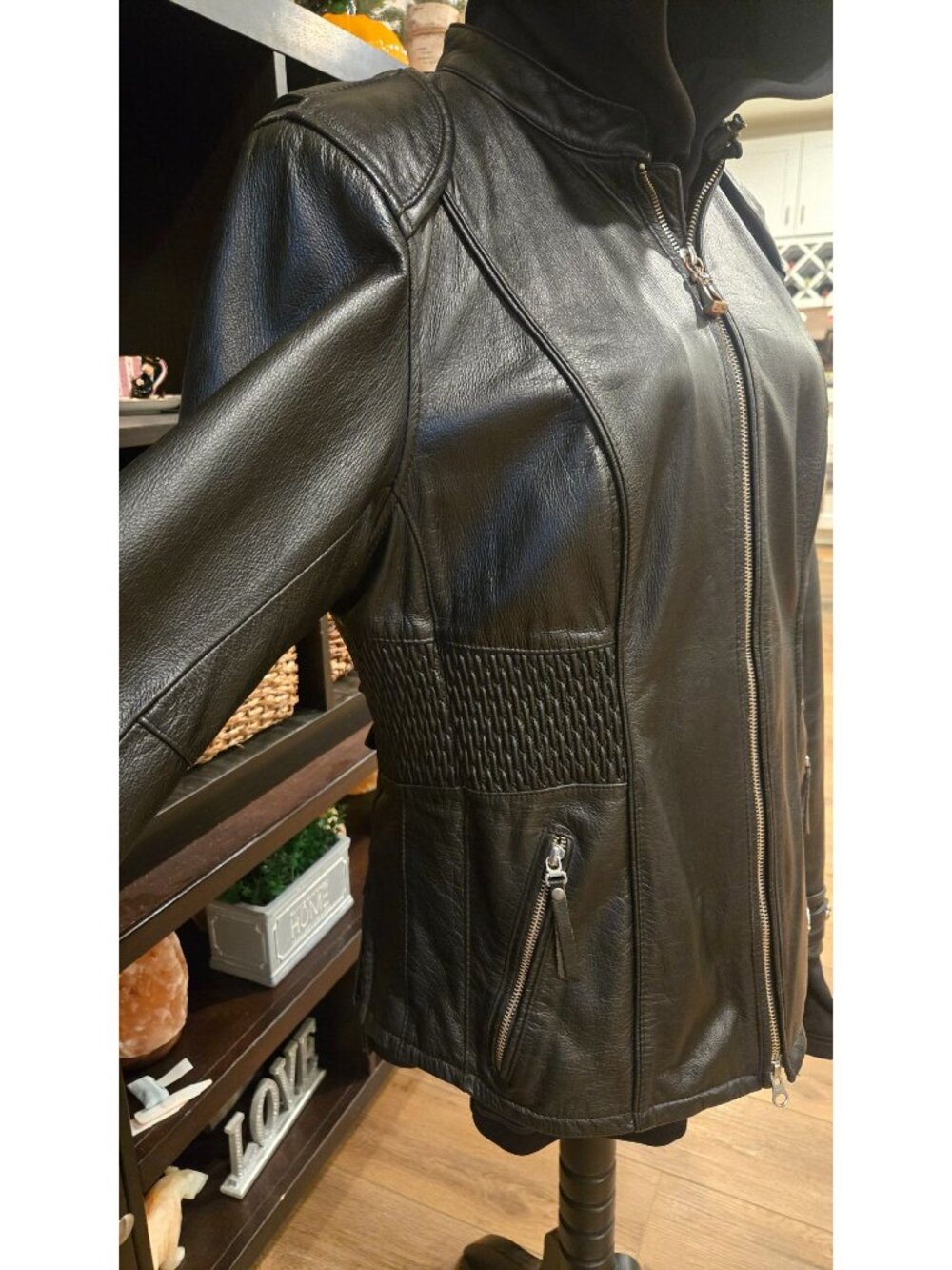 Harley-Davidson Women's Pink Label 3-in-1 Leather Riding Jacket XL - 97189-14VW - Picture 4 of 16